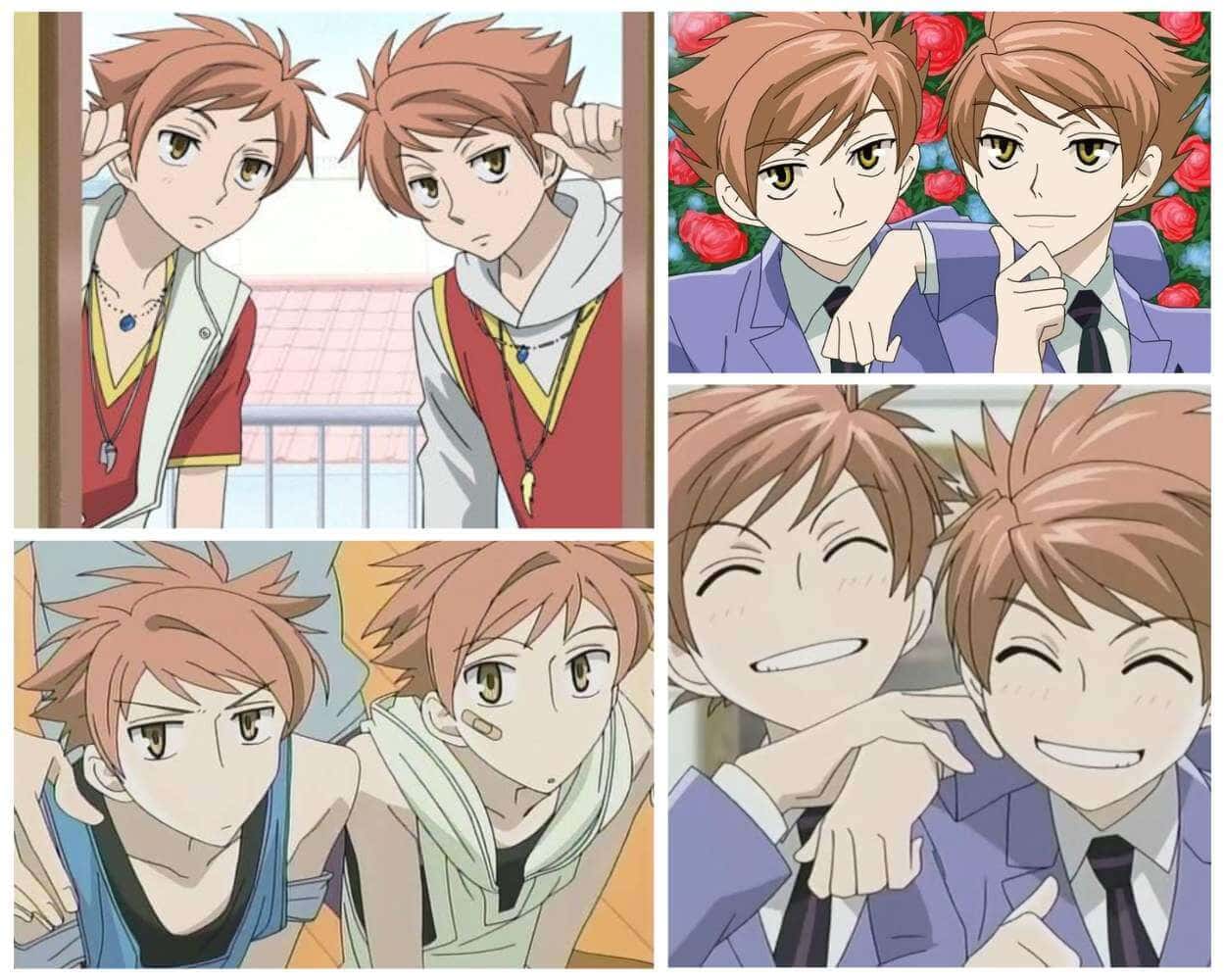 Hikaru and Kaoru Hitachiin the mischievous twins from Ouran Host Club