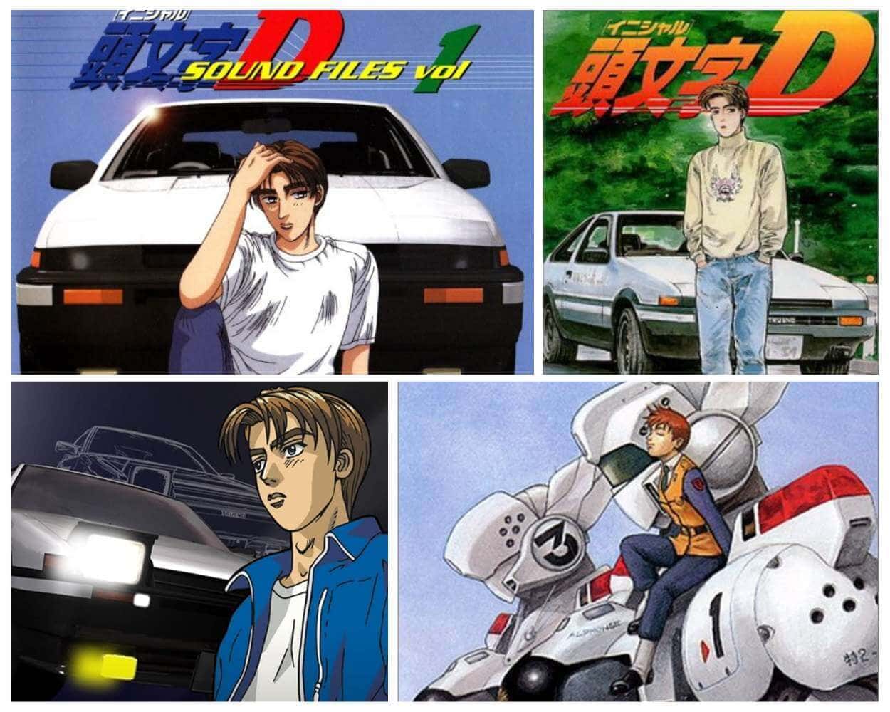 Initial D old school anime