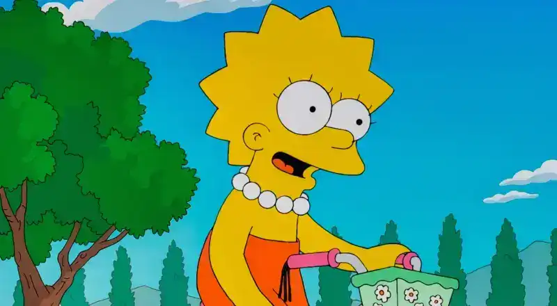Lisa Simpson the intellectual middle child from The Simpsons