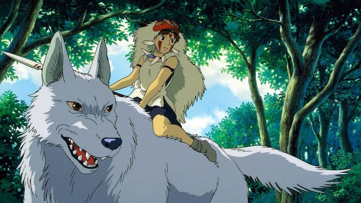 Princess Mononoke old school anime movie