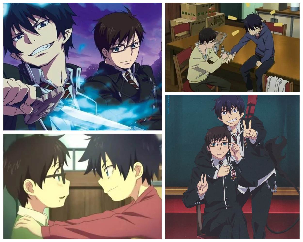 Rin and Yukio Okumura from Blue Exorcist