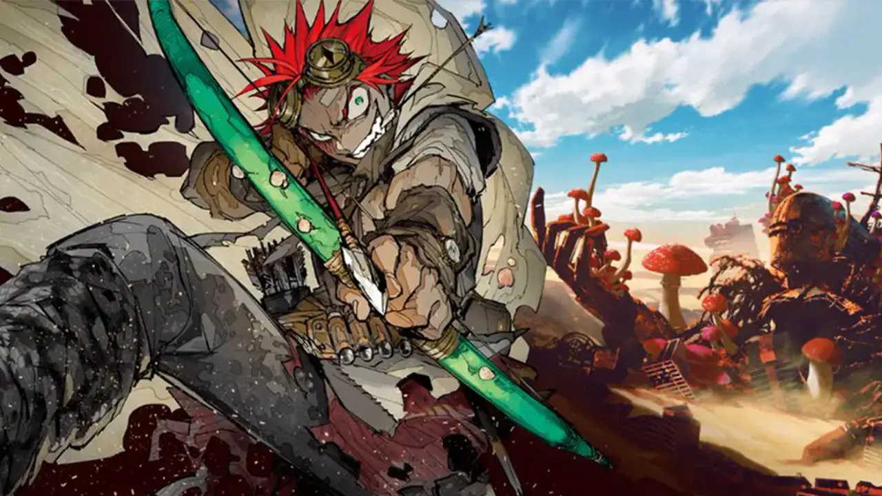 Rust-Eater Bisco the post-apocalyptic mushroom western anime