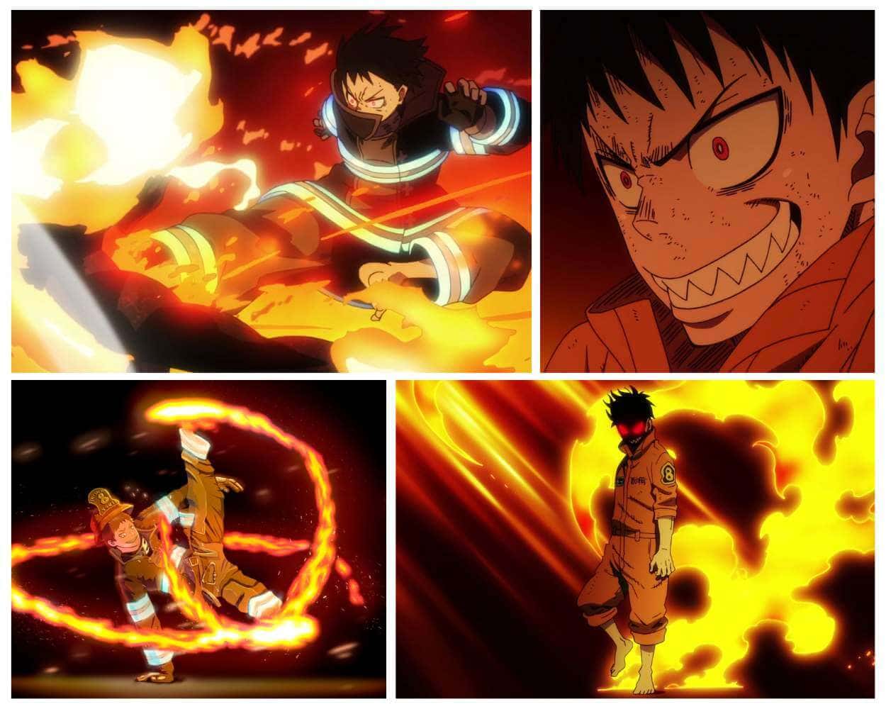Shinra Kusakabe Fire Force fire user