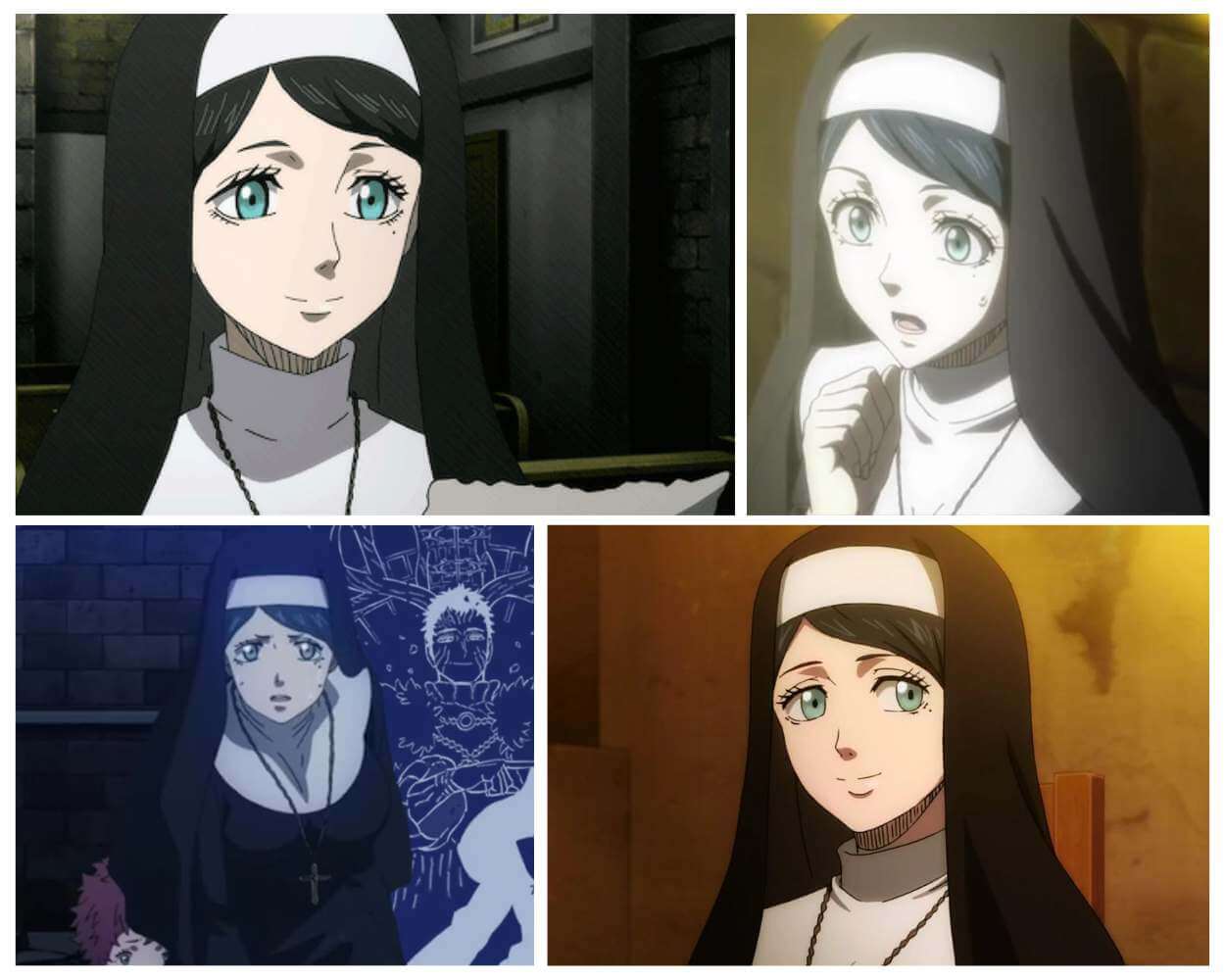 Sister Lily anime nun Black Clover
