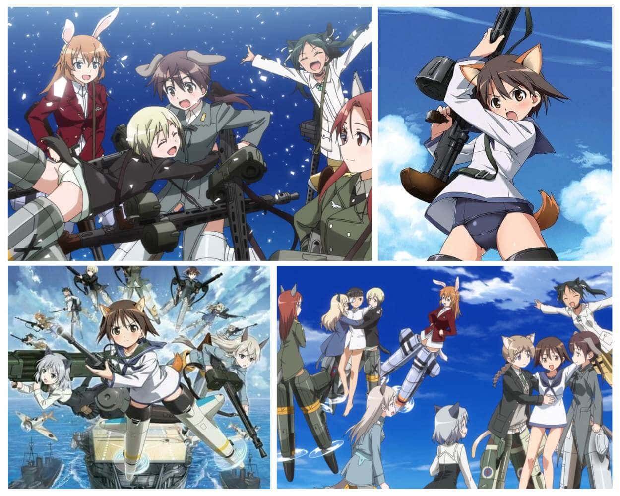 Strike Witches the magical girl military fan service anime