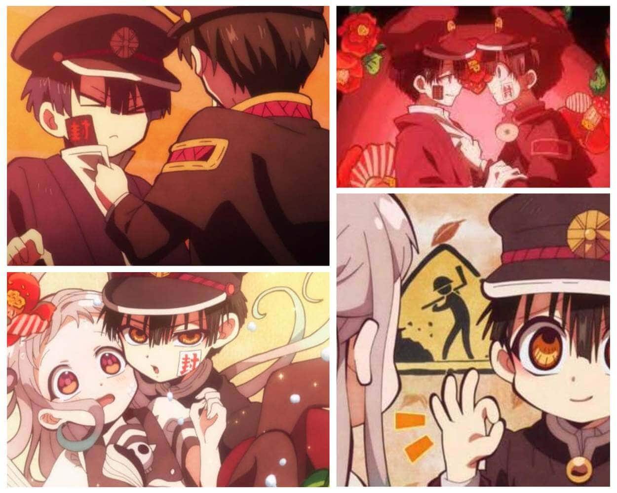 Tsukasa and Amane Yugi twins from Toilet-Bound Hanako-kun