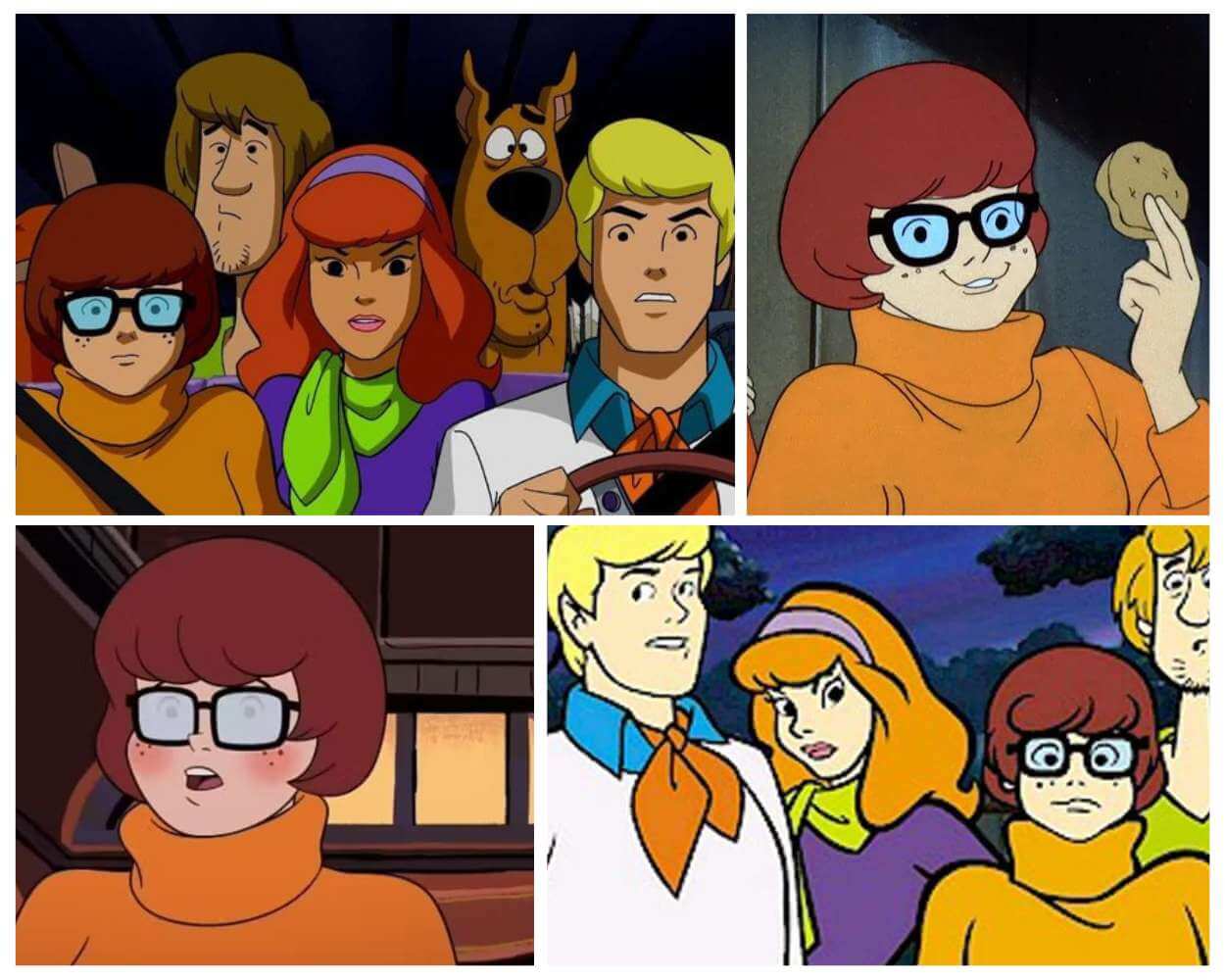 Velma Dinkley from Scooby-Doo the smart short character