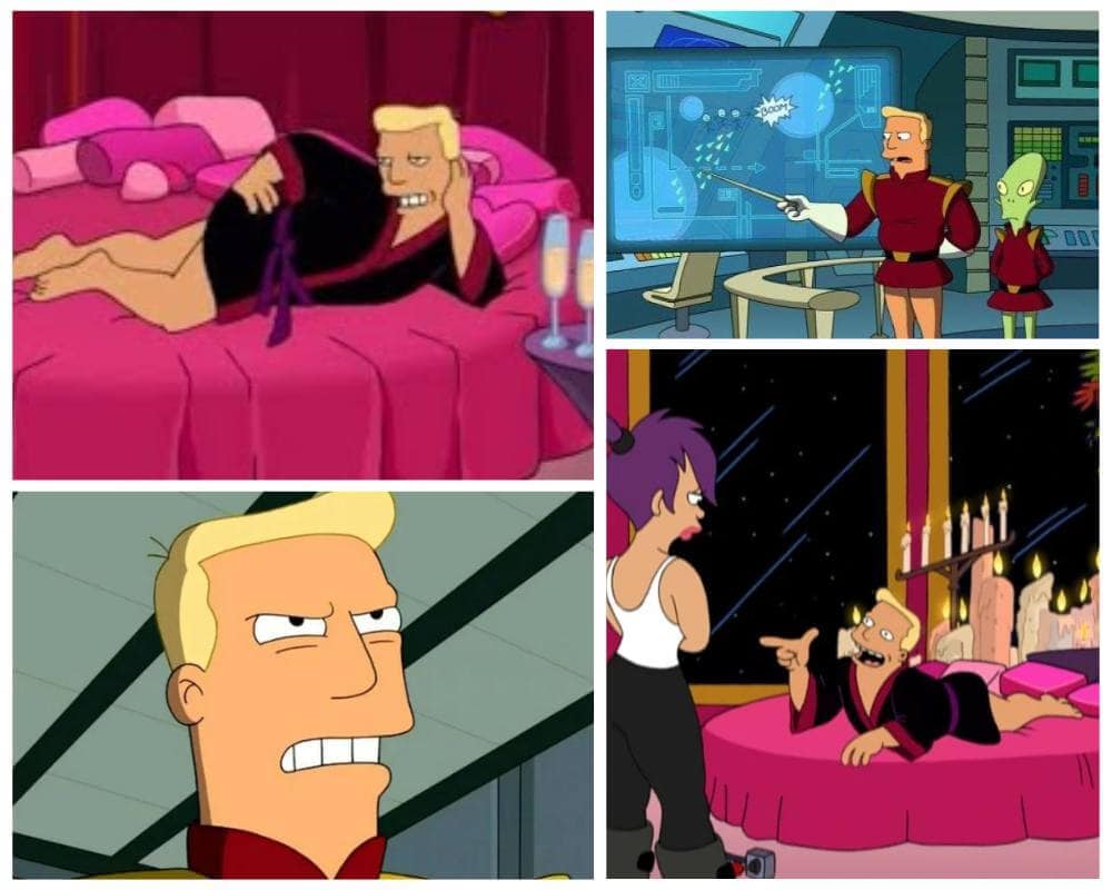 Zapp Brannigan the incompetent captain from Futurama
