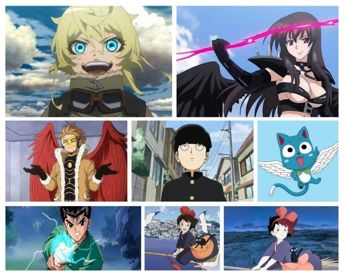 anime characters that can fly