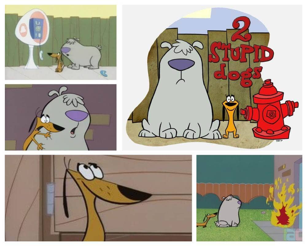 2 Stupid Dogs Hanna-Barbera animation style