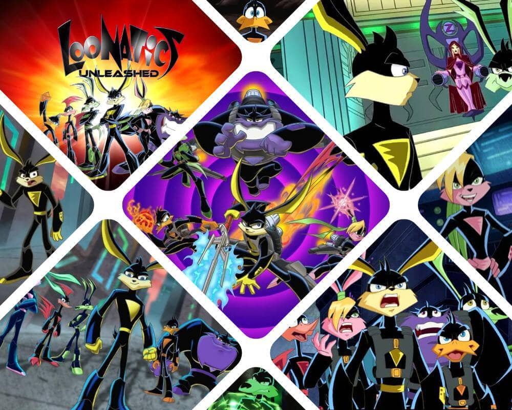 The six main characters of Loonatics Unleashed