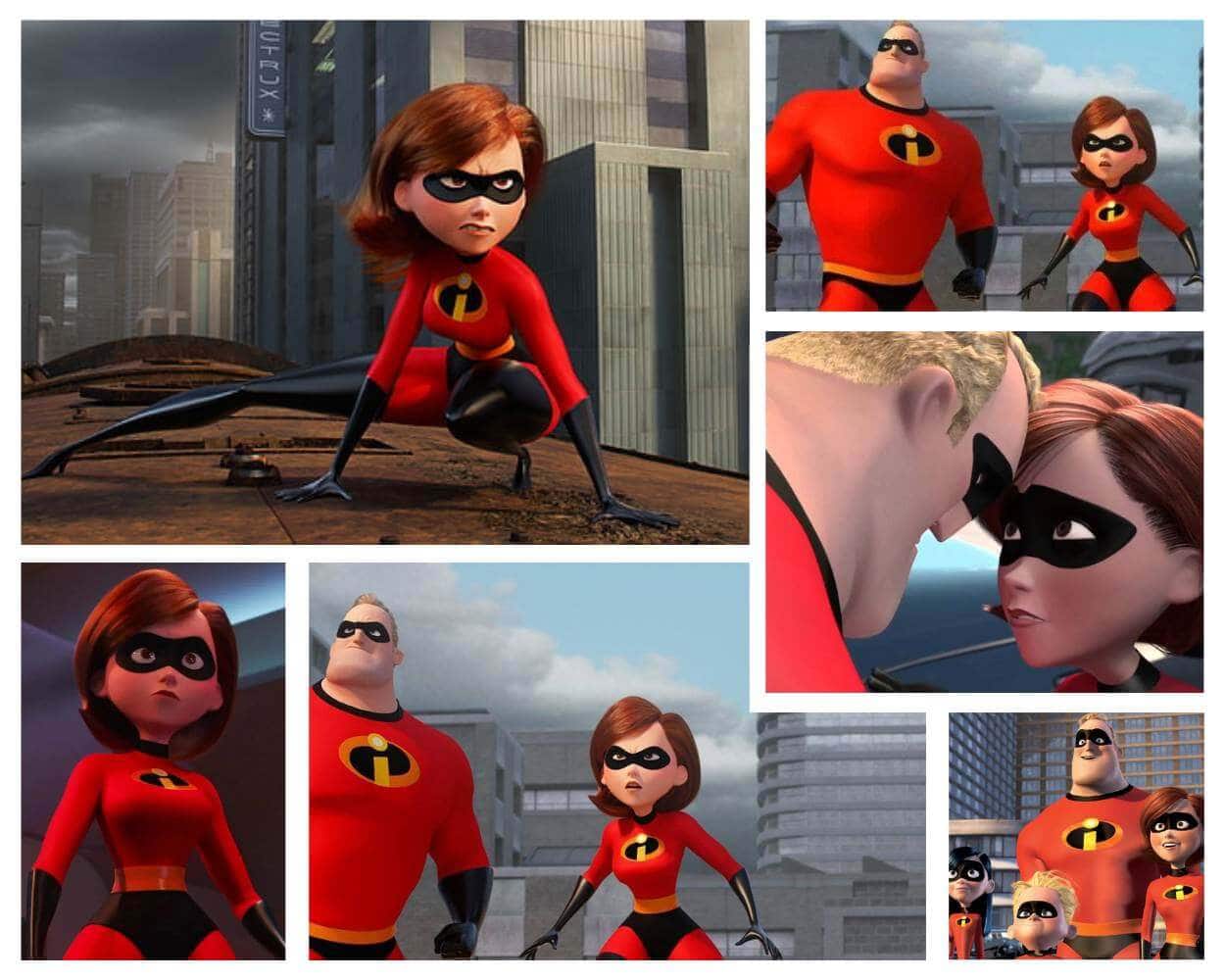 Mrs. Incredible also known as Elastigirl from Pixar's The Incredibles