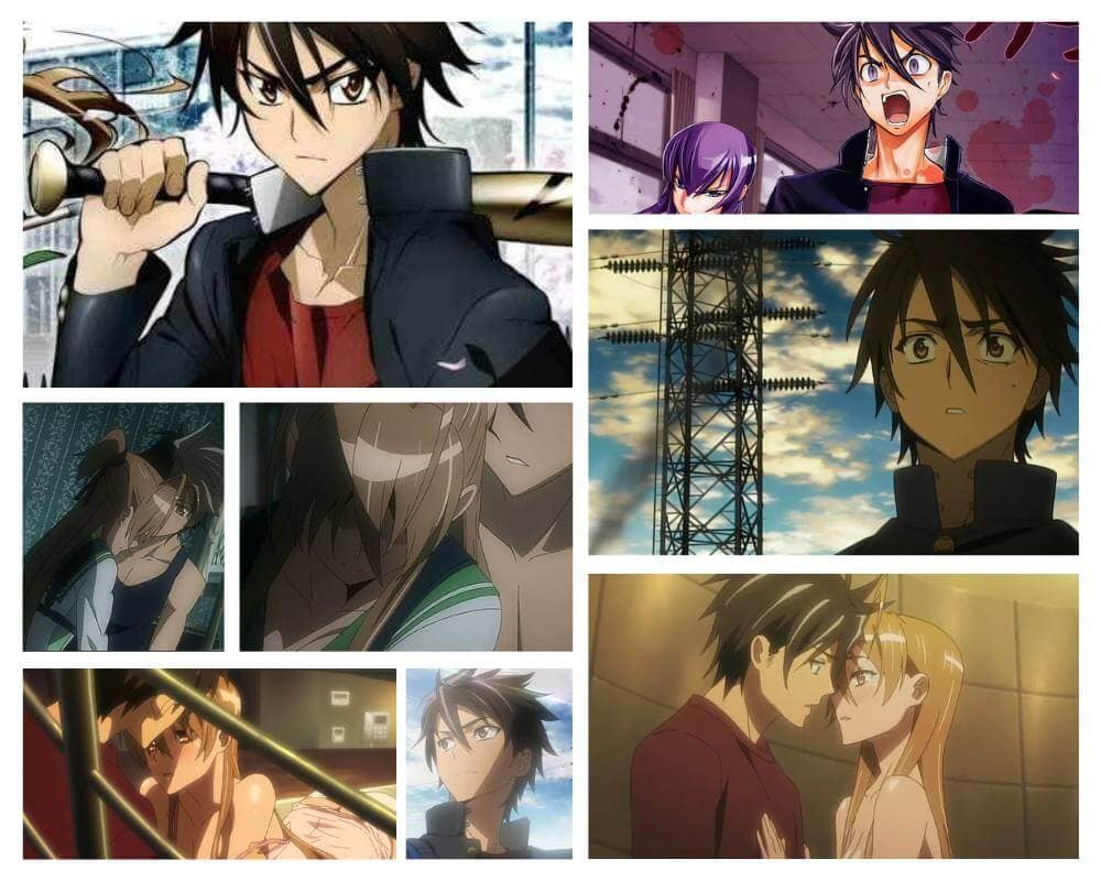 Takashi Highschool of the Dead anime protagonist