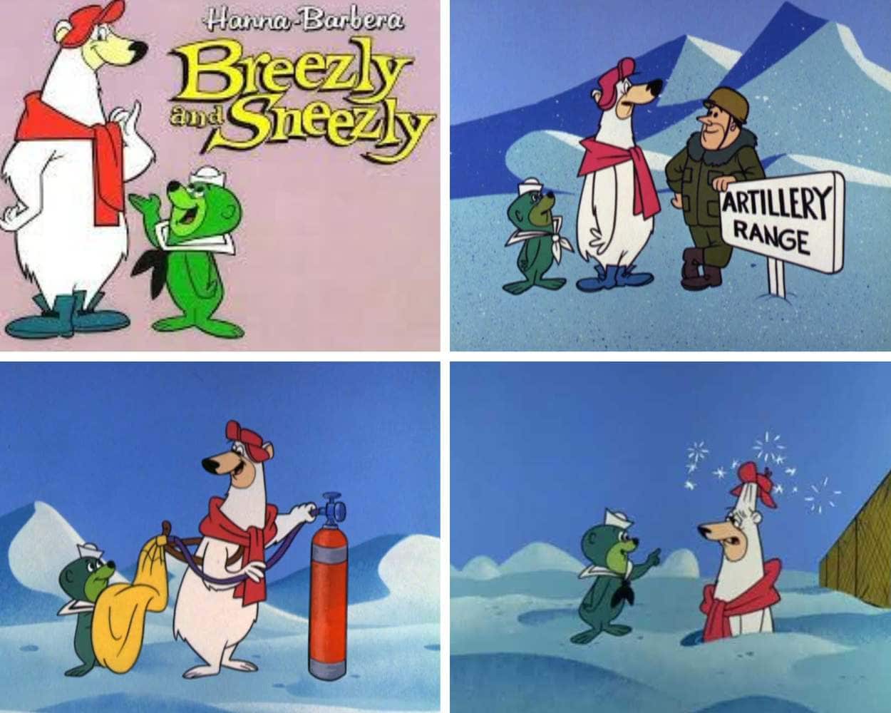 Breezly Bruin and Sneezly Seal the Arctic duo