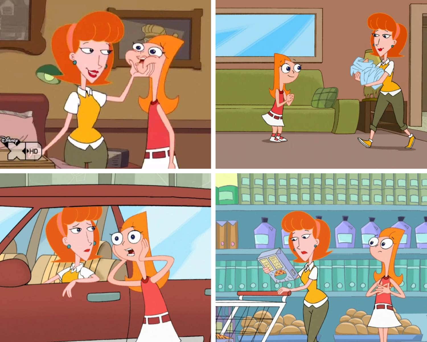 Candace Flynn and Linda