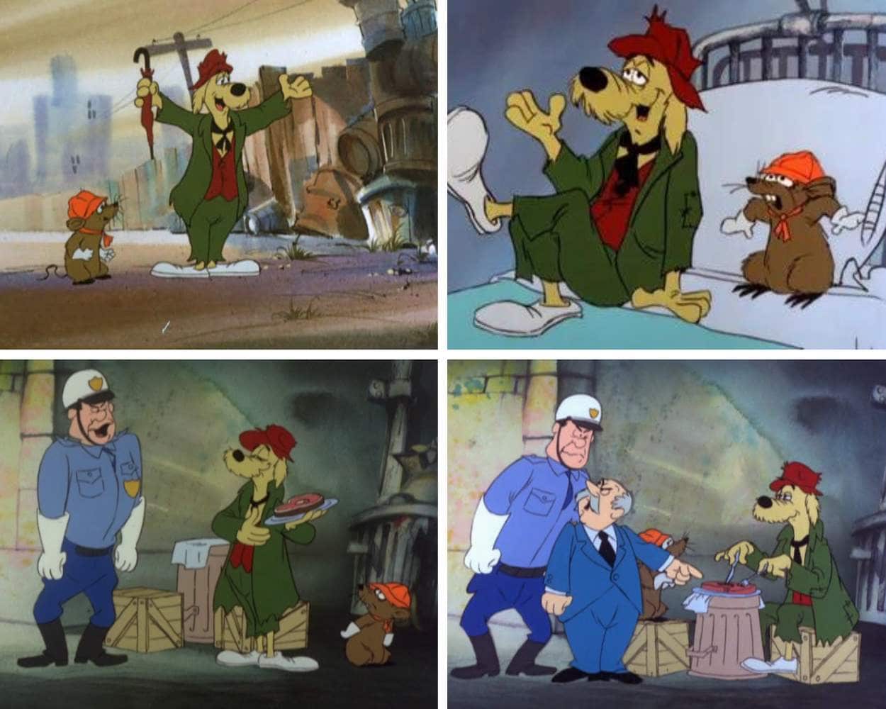Dirty Dawg and Ratso - street-smart con artist dog rat sidekick