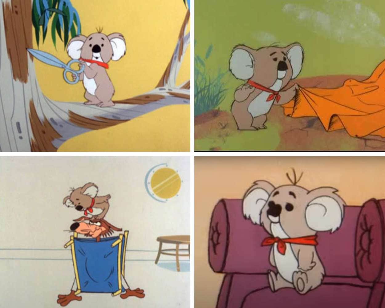 Kwicky Koala - 1981 Hanna-Barbera koala character Tex Avery style