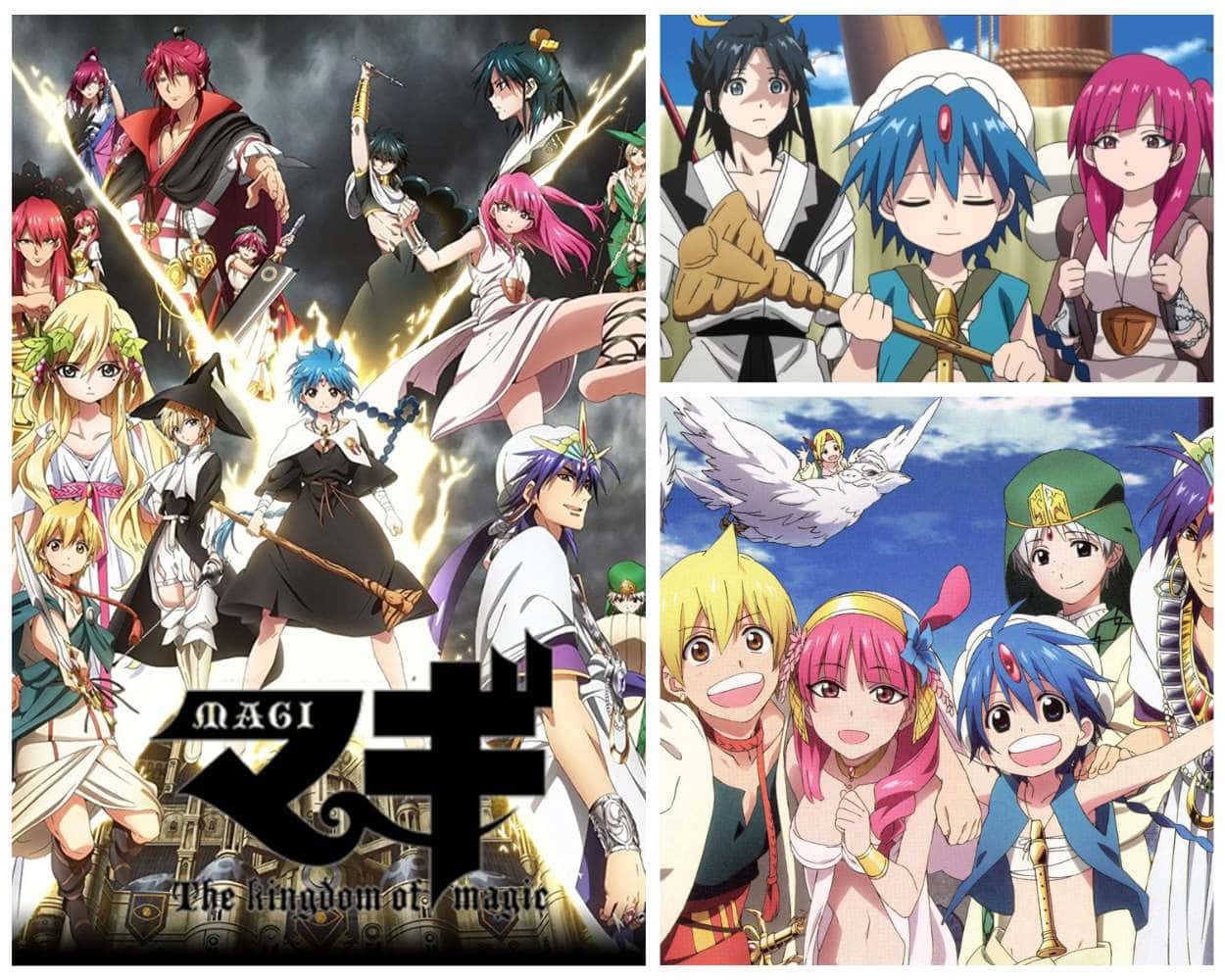 Magi The Labyrinth of Magic anime like Demon Slayer