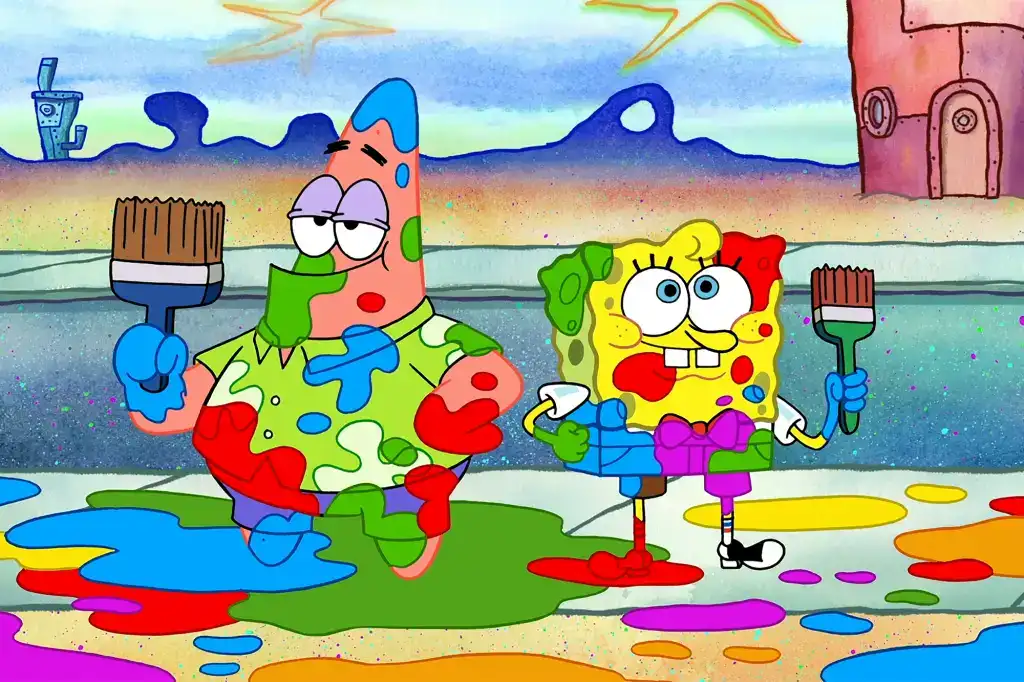 Patrick Star's artistic side