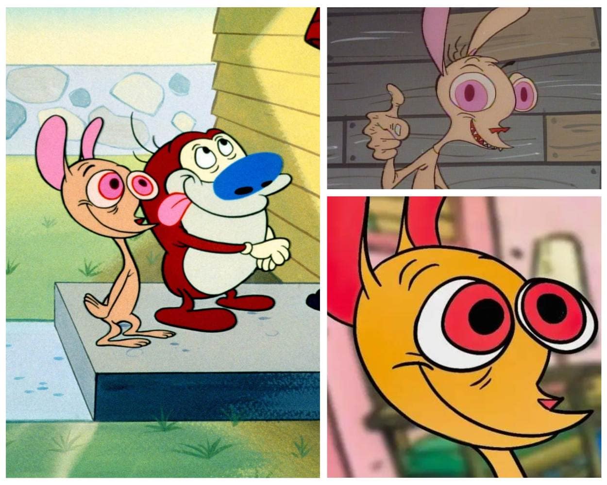 Ren and Stimpy Nickelodeon duo
