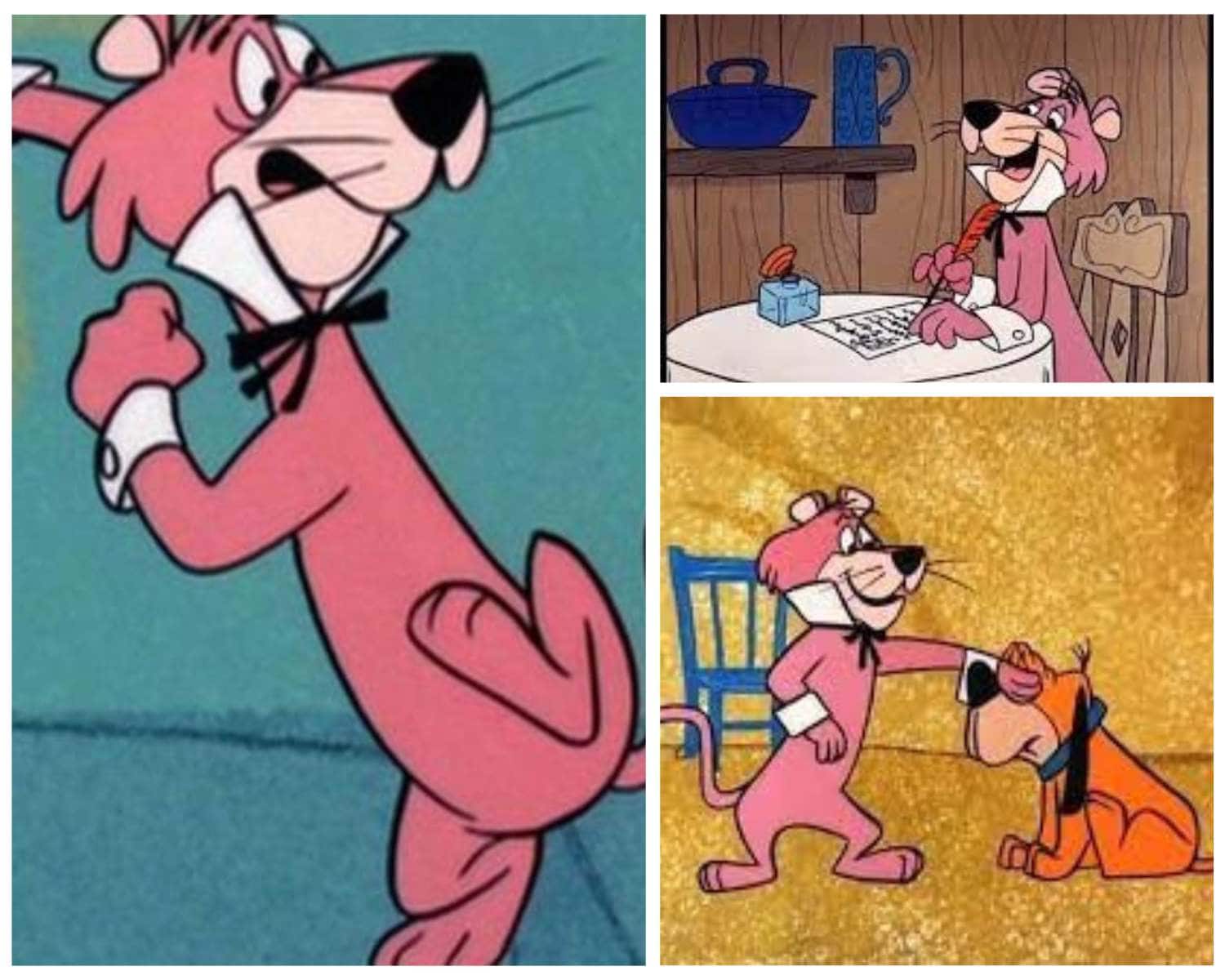 Snagglepuss the Hanna-Barbera pink mountain lion
