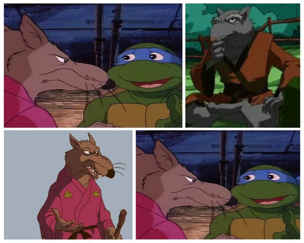 Splinter Teenage Mutant Ninja Turtles sad backstory