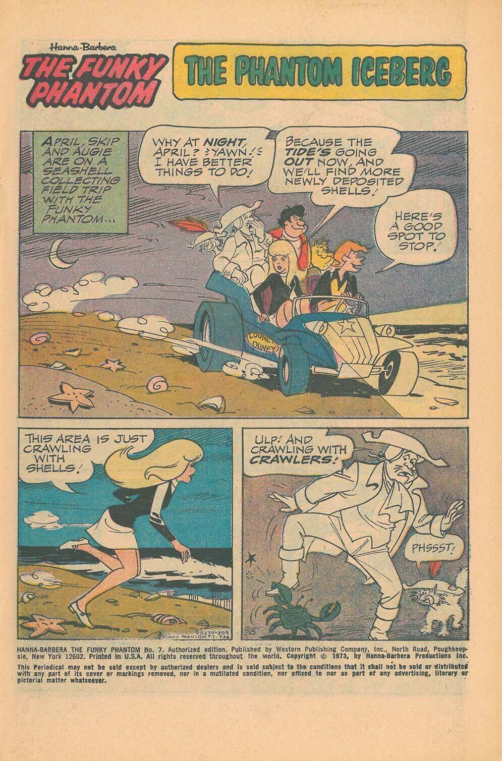 The Funky Phantom comic books from Gold Key Comics