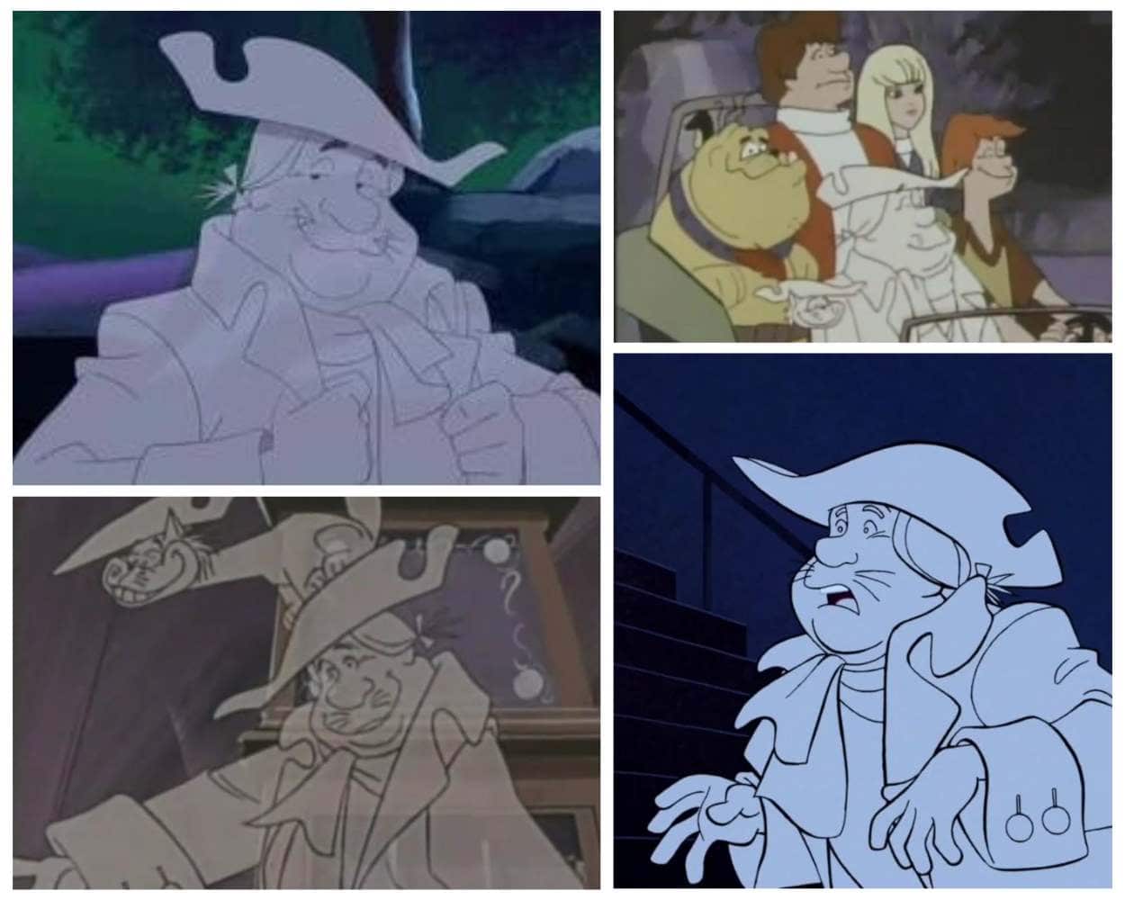 Mudsy the Funky Phantom in his Revolutionary War-era outfit
