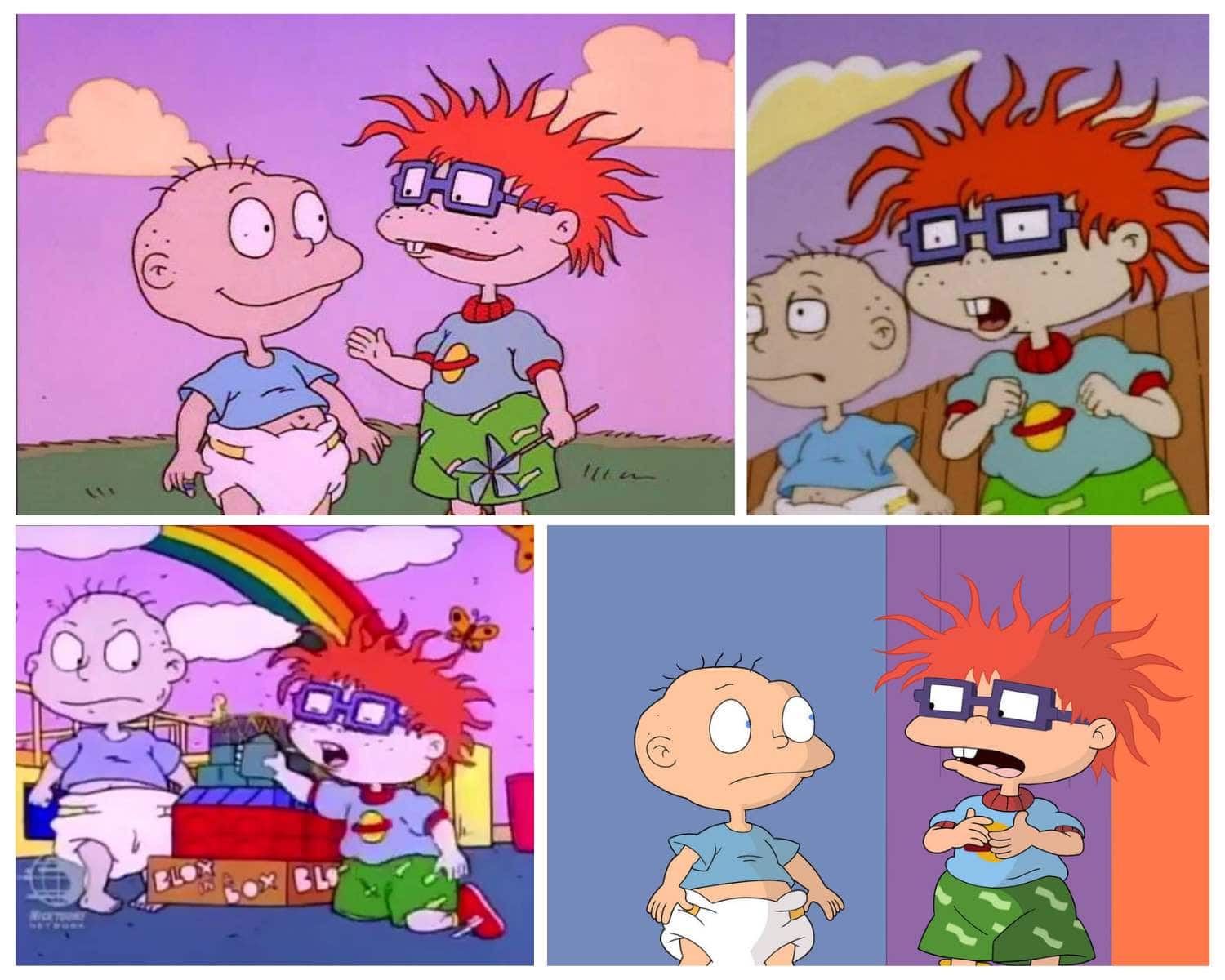 Tommy Pickles and Chuckie Finster Rugrats duo