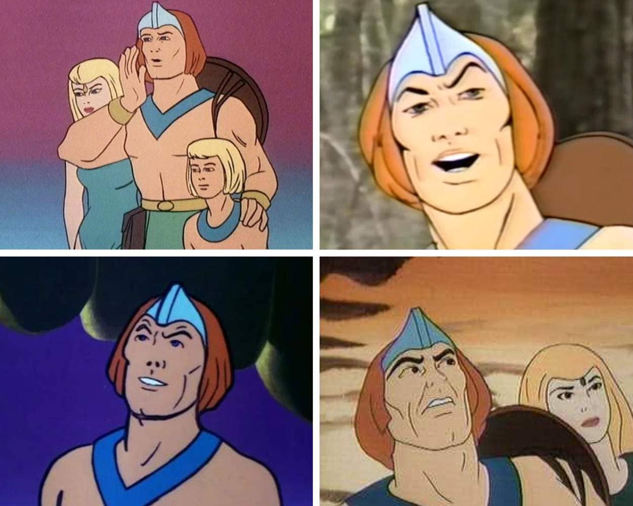 Zandor - the Herculoids fearless leader with shield and slingshot
