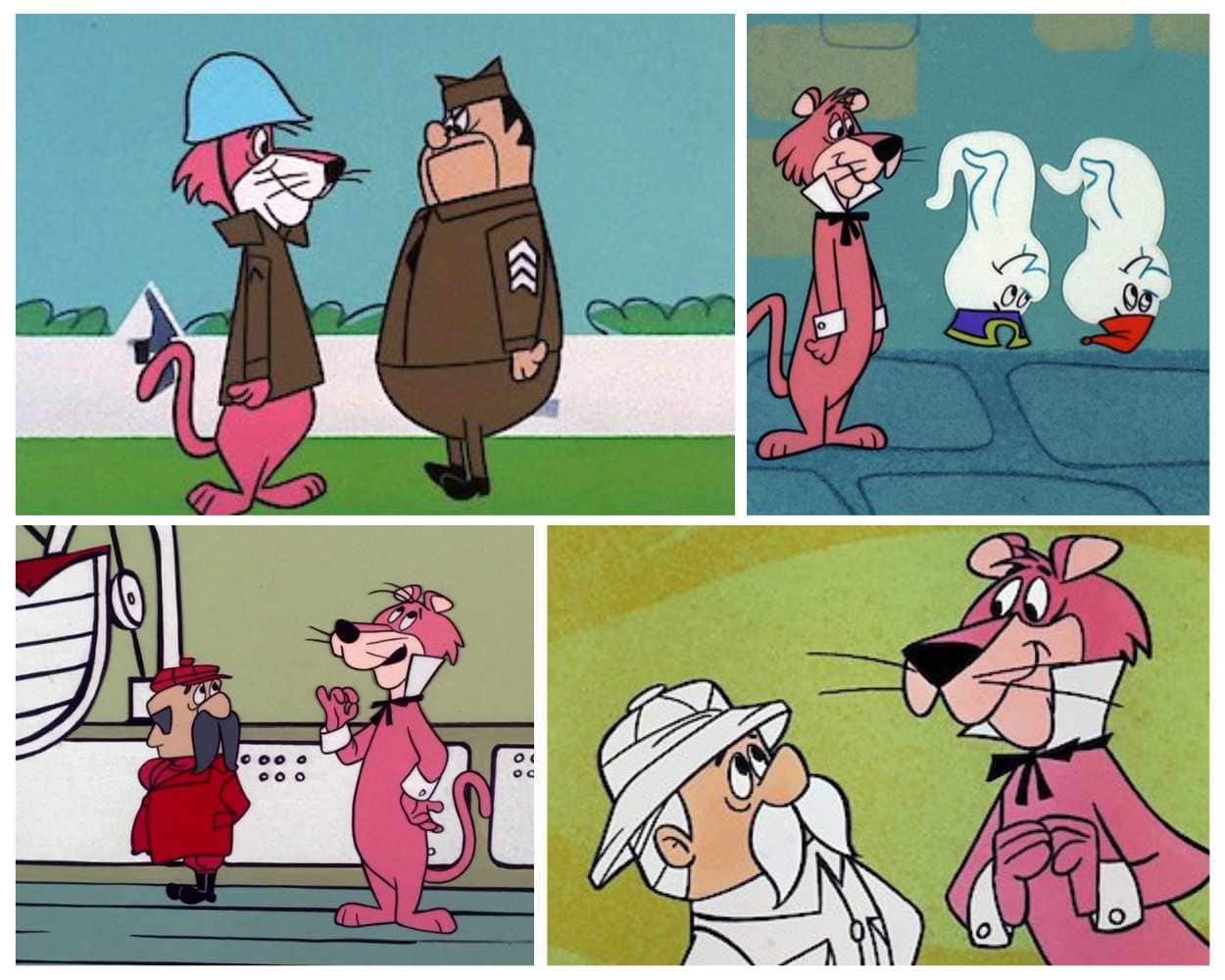 Snagglepuss with his Hanna-Barbera supporting cast