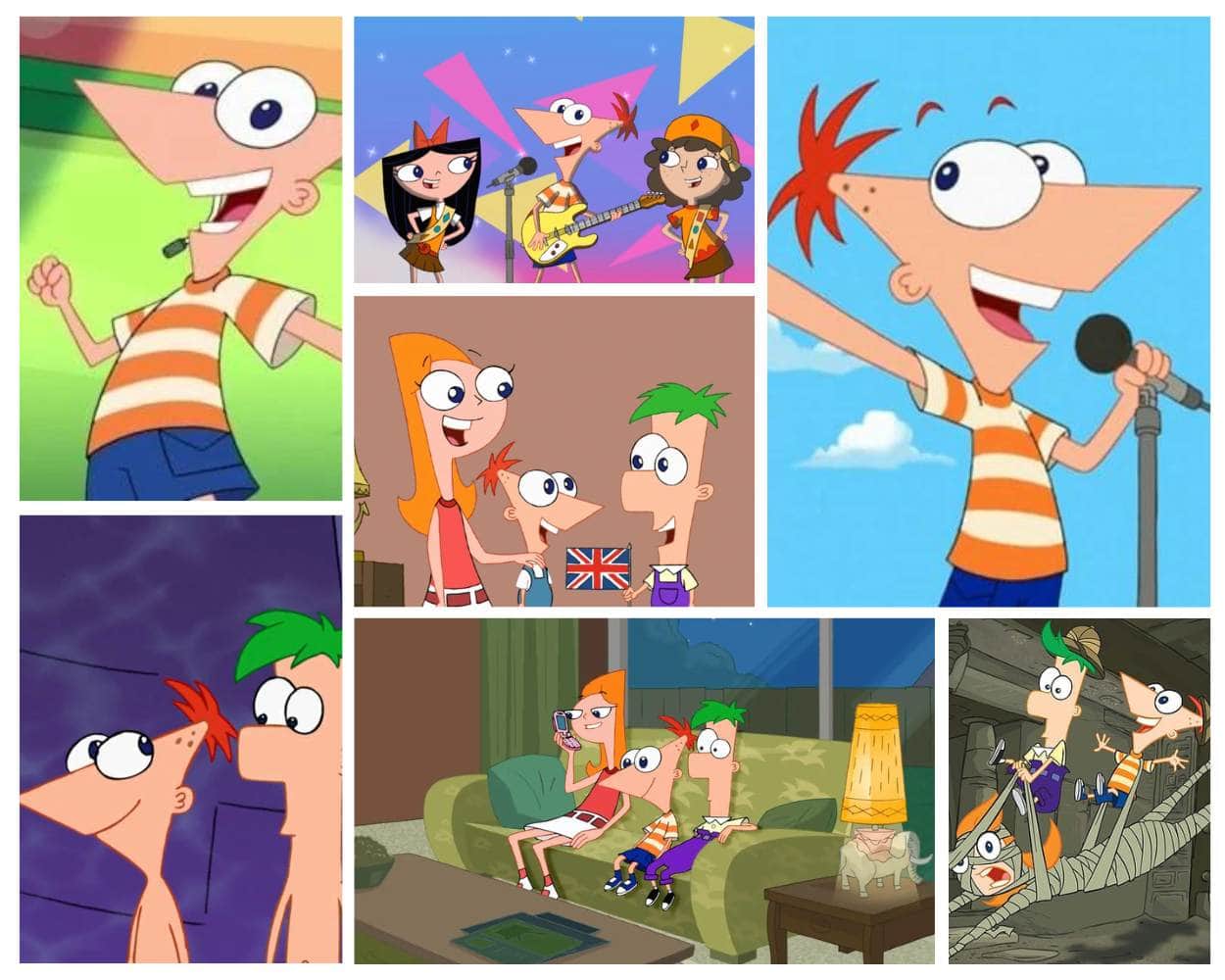 Phineas Flynn voiced by Vincent Martella