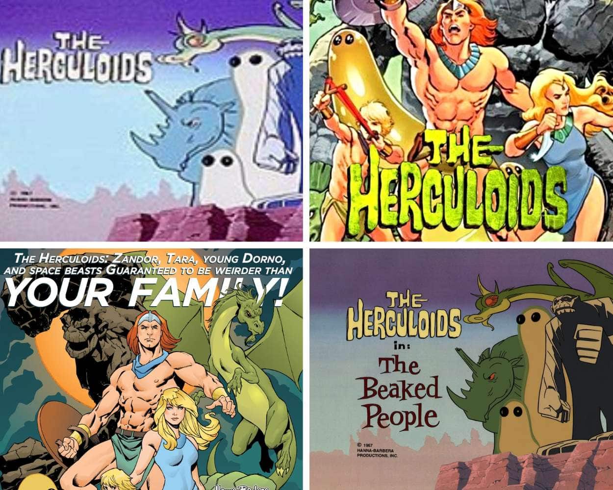 The Herculoids villains - Sarko Mekkor Queen Skorra cast Hanna-Barbera