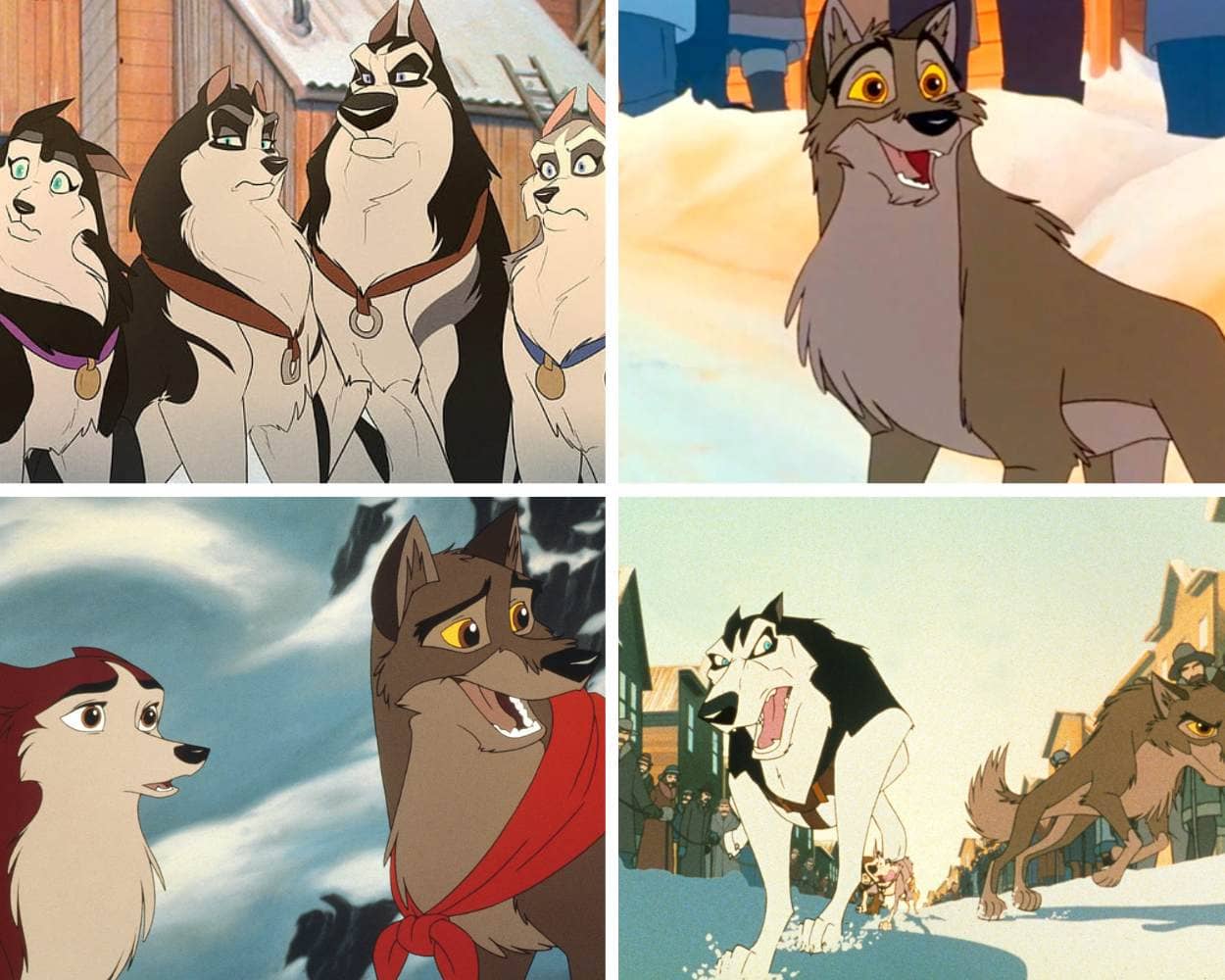 Balto 1995 - animated film about real sled dog hero Alaska