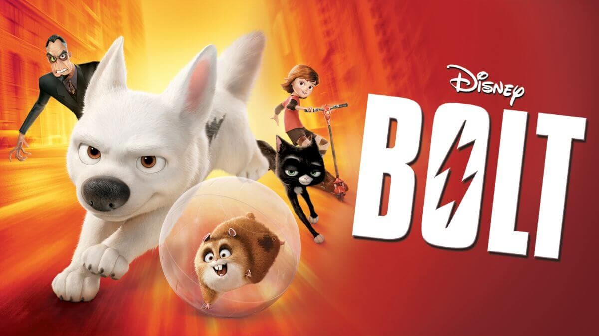 Bolt 2008 - Disney animated dog with superpowers