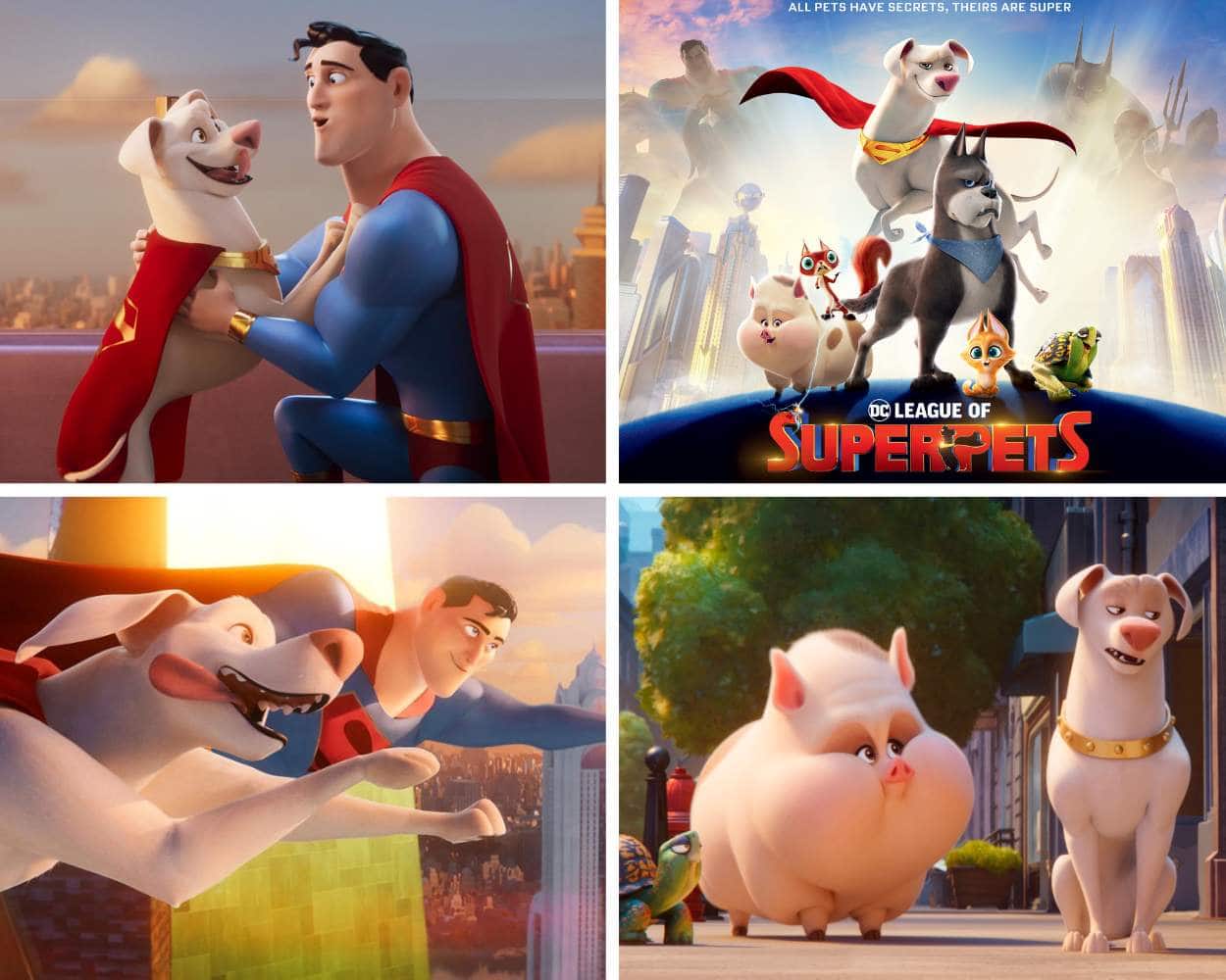DC League of Super-Pets 2022 - Krypto superhero dog animated film
