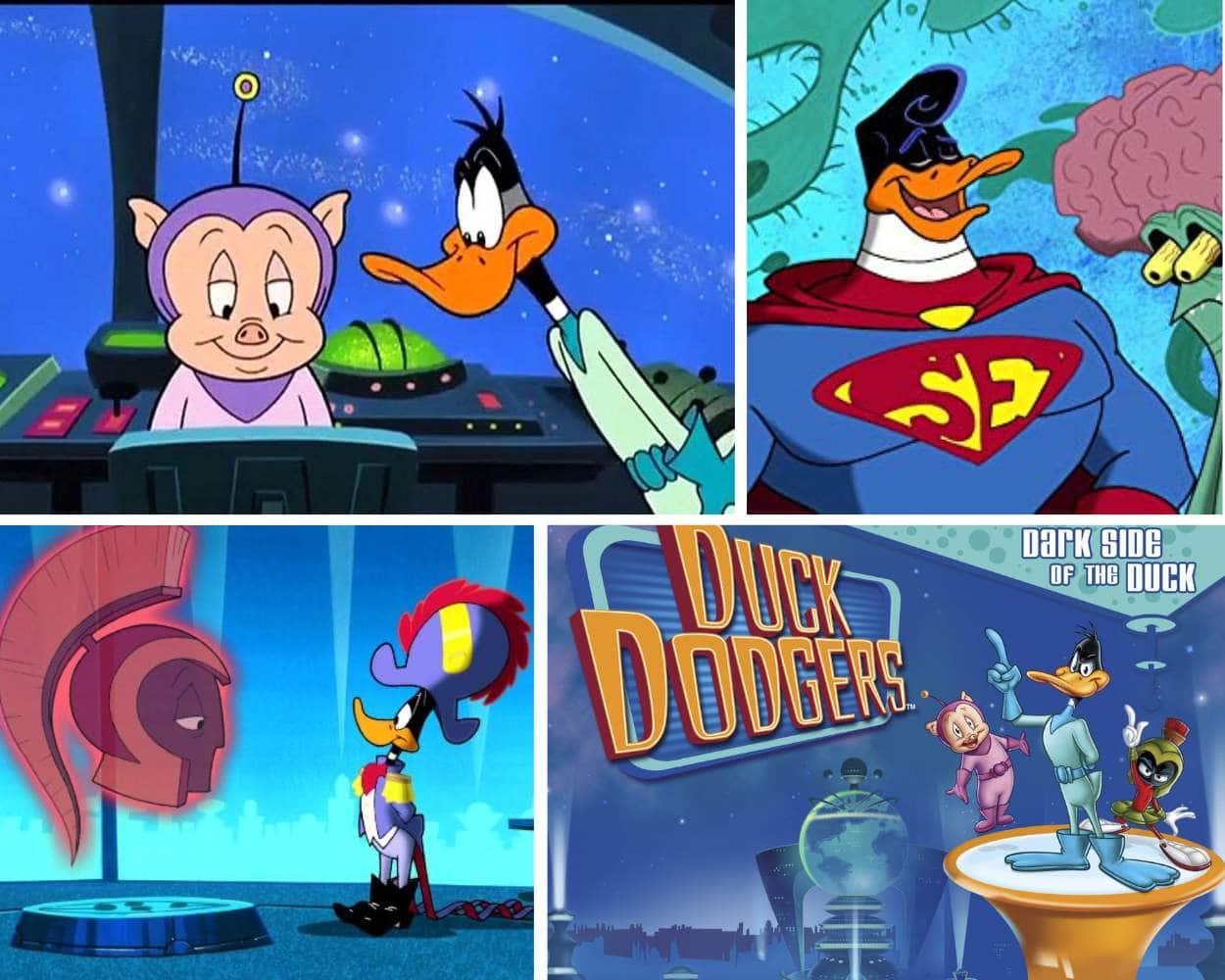 Duck Dodgers featuring Daffy Duck in space