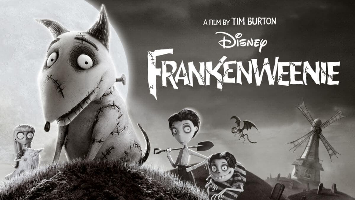 Frankenweenie 2012 - Tim Burton stop-motion black and white dog film