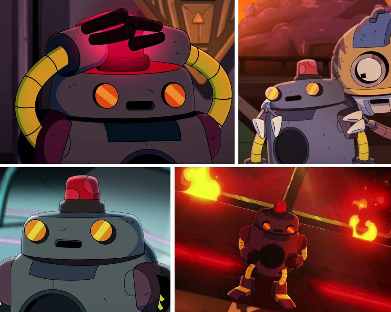 HUE from Final Space personality and robot body