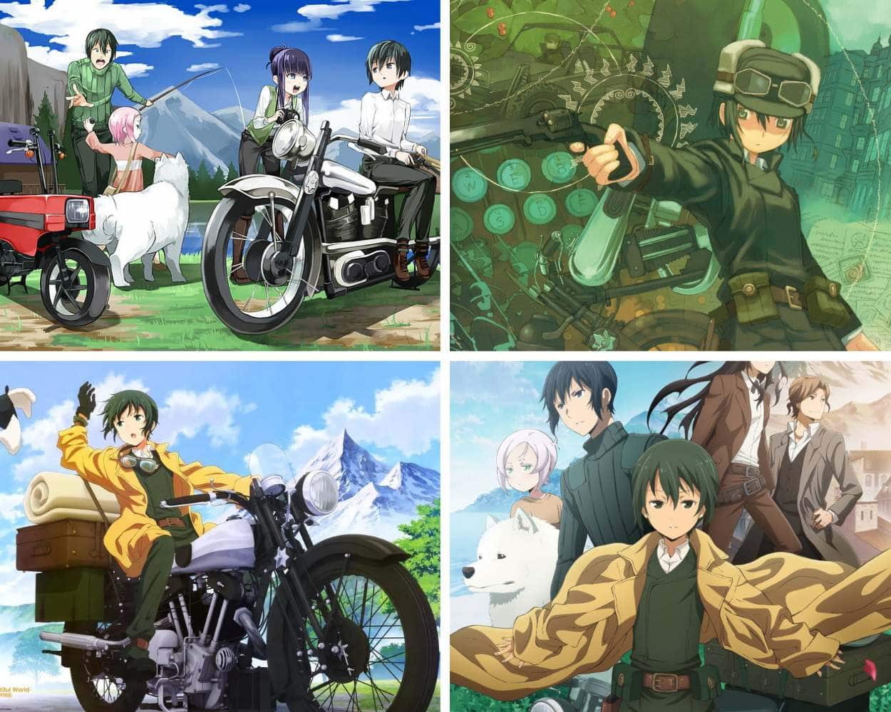 Kino's Journey philosophical motorcycle anime