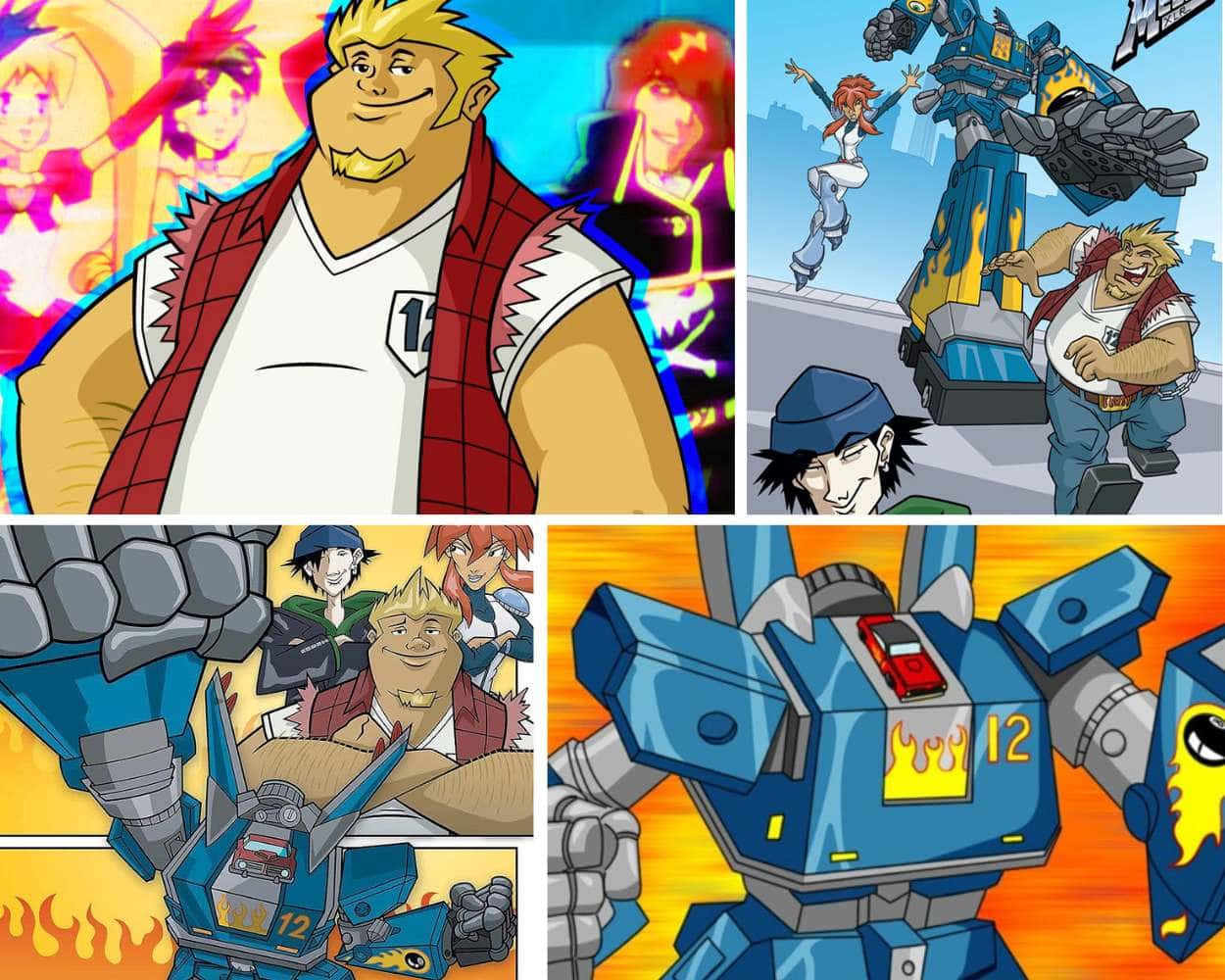 Megas XLR featuring the giant robot Megas