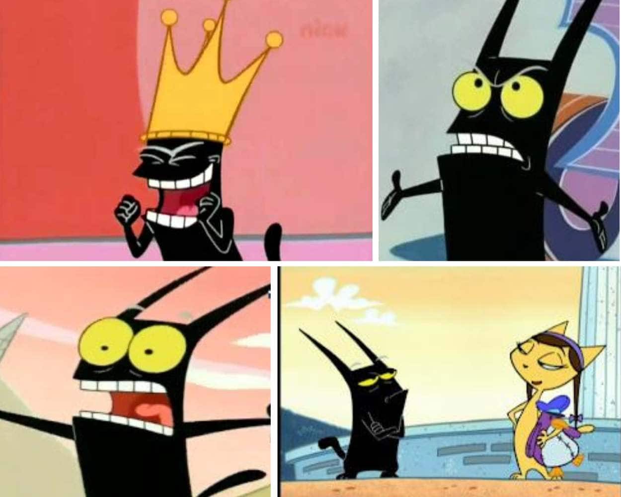 Mr. Blik the black cat from Catscratch