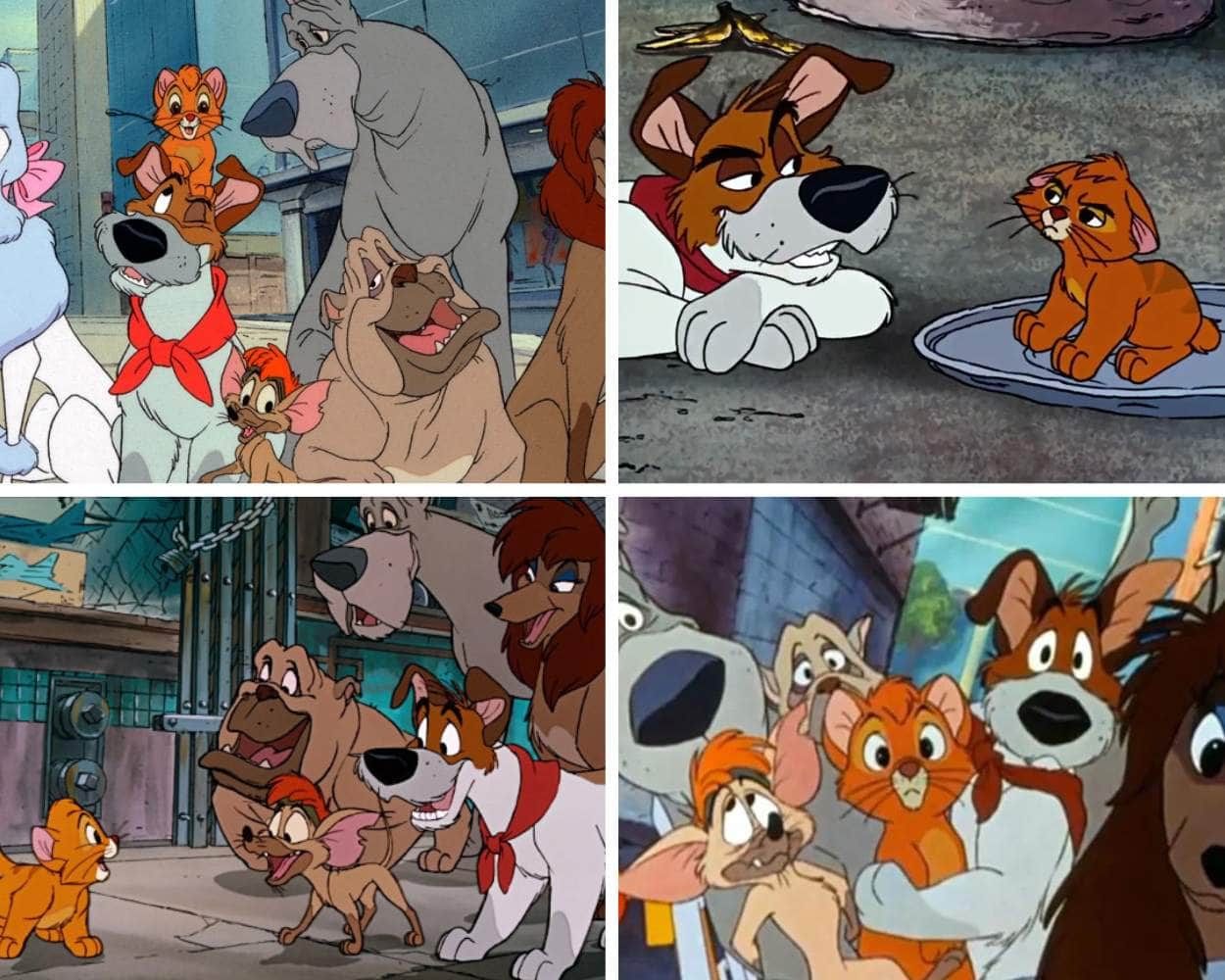 Oliver and Company 1988 - Disney animated New York street dogs