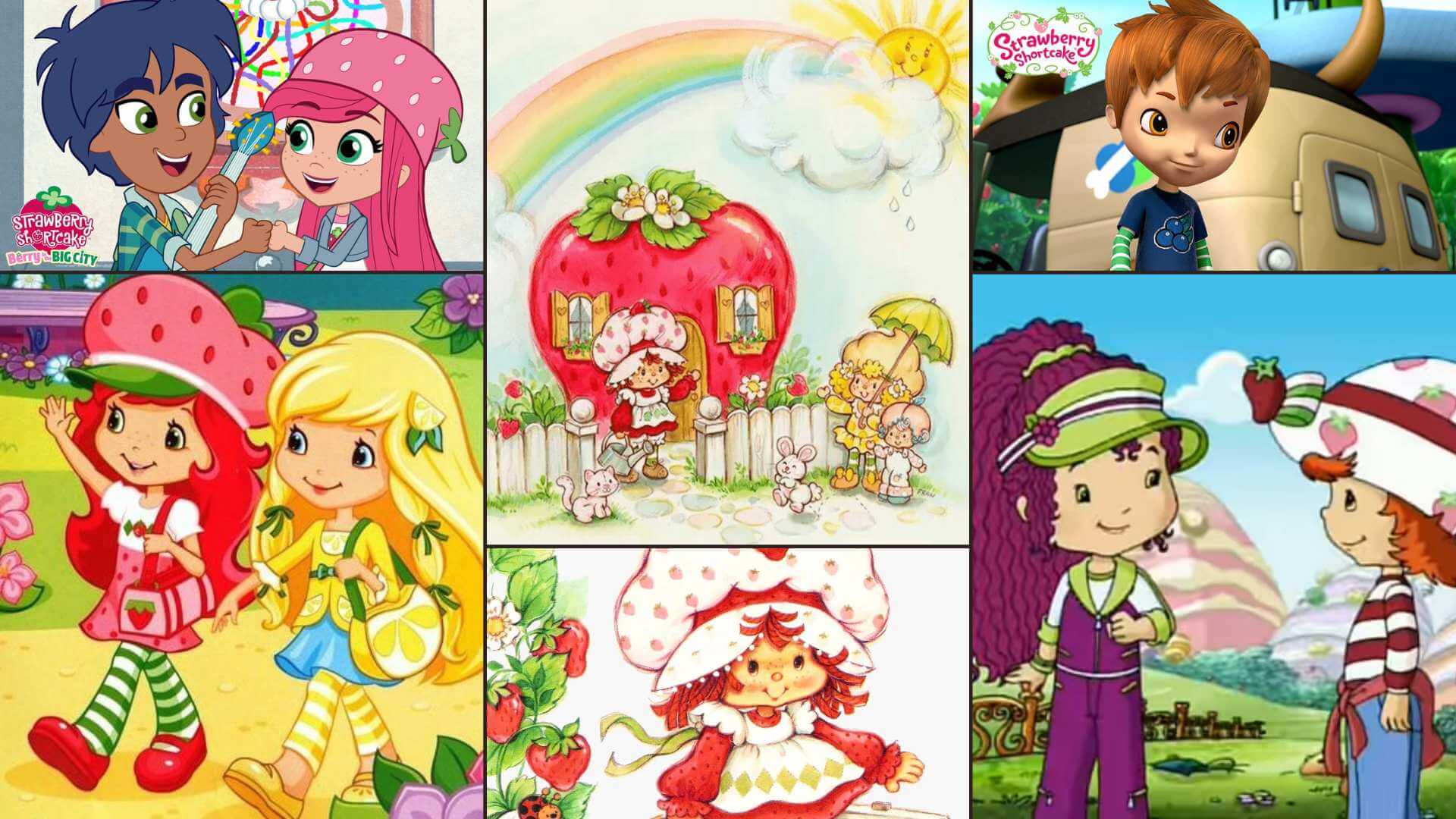 Strawberry Shortcake characters group