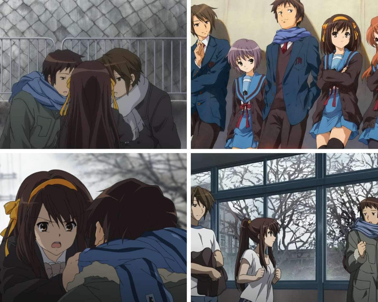 The Disappearance of Haruhi Suzumiya time travel anime movie