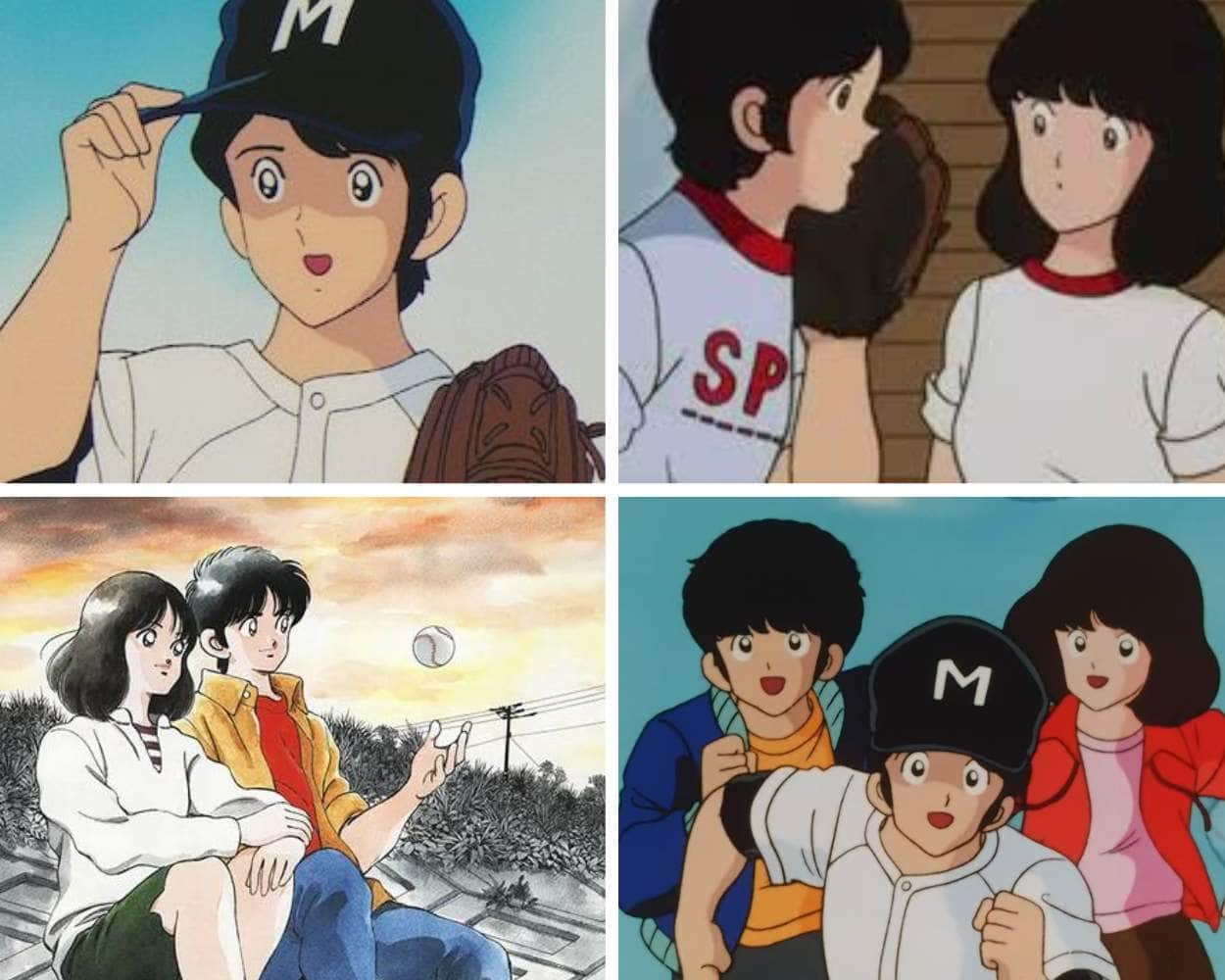 Tatsuya and Kazuya Uesugi baseball anime