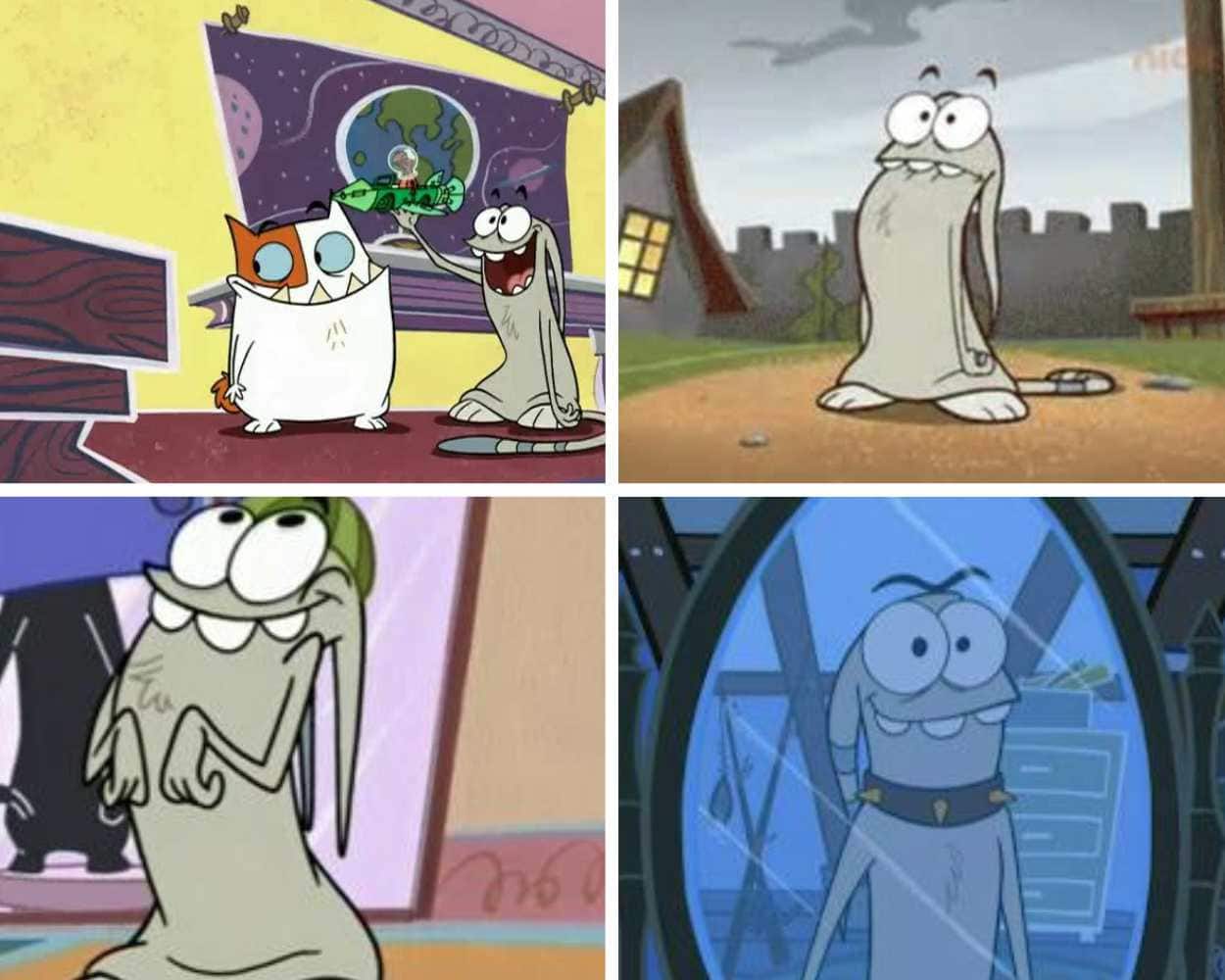 Waffle Catscratch personality with joyful expression