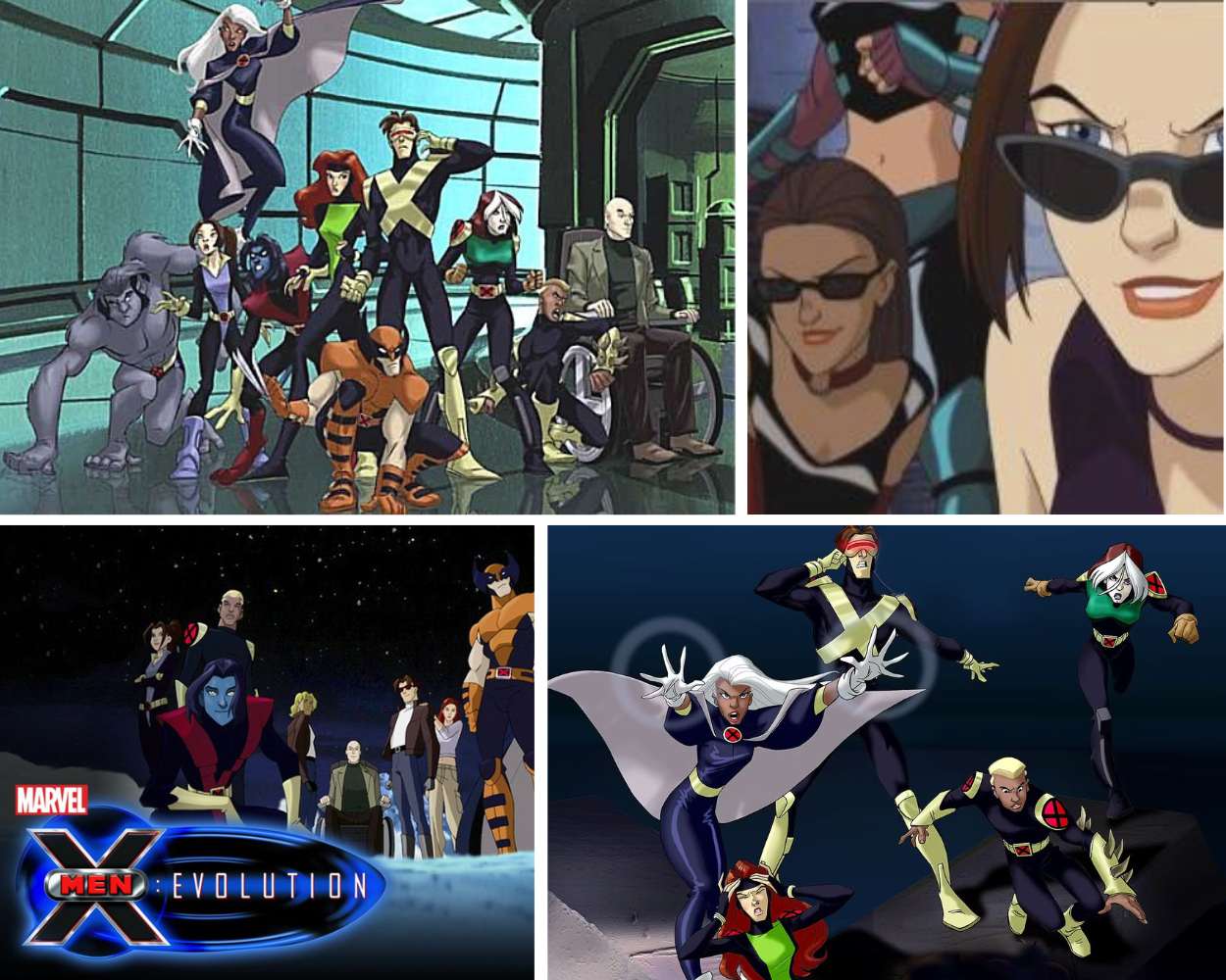 X-Men: Evolution featuring the X-Men as teenagers