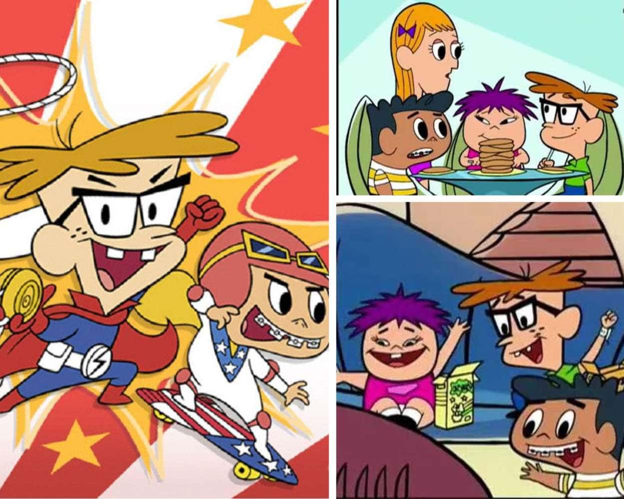 Captain Crandall and Teamo Supremo the kid superhero team