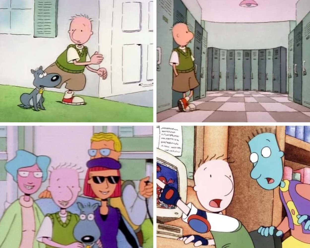 Doug Funnie and Patti Mayonnaise - quintessential 90s cartoon crush